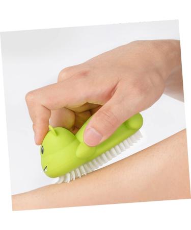 SECFOU Hippo Shaped Head Shower for Exfoliating and Massaging - Green Cap for Baby, Body, and Scalp Care - Buy Online on SooperMarket.com
