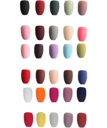 Dajidafu 1 Set Color Street Nail Strips Flat Head Style Matte Full Cover Art Decals Beauty Tool Salon Supplies Decorations 2wine red - Buy Online on SooperMarket.com