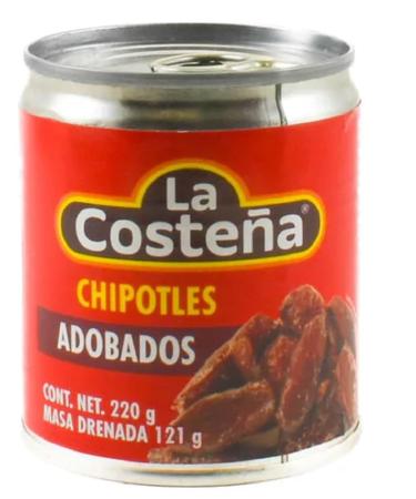 La Costena Chipotles Peppers in Adobo Sauce 220g (Pack of 1)