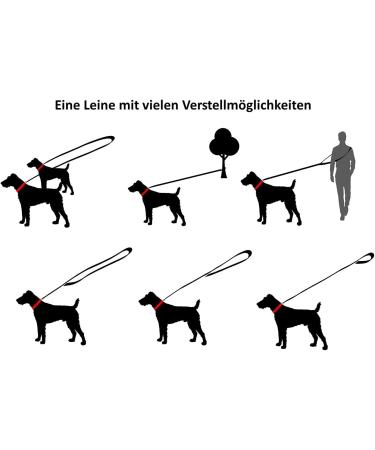 Adjustable Dog Leash for Medium & Large Dogs - 2m Double-Liner in Lilac | International Shipping Available - Buy Online on SooperMarket.com