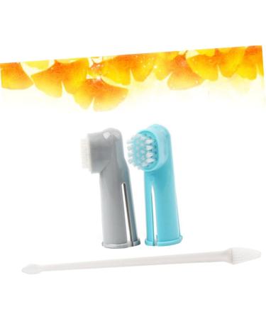 GANAZONO 2 Set 3pcs Toothbrush for Dog Toothpaste Toothbrush Pet Small Dog Toothbrush Pet Grooming - Buy Online on SooperMarket.com