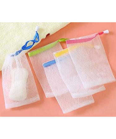 40 Pack Magnoloran Double Layer Exfoliating Mesh Soap Saver Pouch for Body & Facial Cleaning - Buy Online on SooperMarket.com
