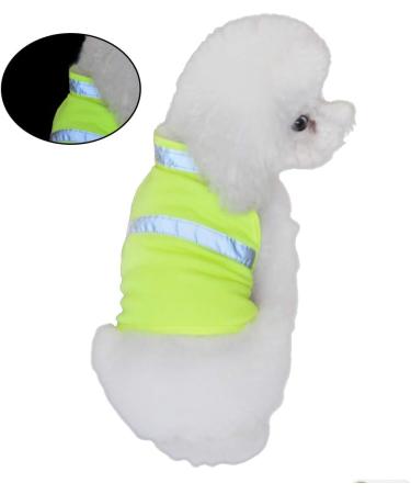 Buy Villcase Reflective Safety Vest for Dogs | High Visibility Breathable Summer Clothing | Fluorescent Yellow Size L | Ideal for Walking Running Hiking - Buy Online on SooperMarket.com