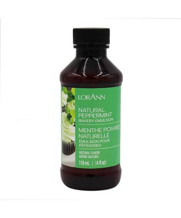 LorAnn Peppermint Bakery Emulsion, 4 ounce bottle Brown