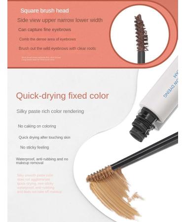 Tinted Brow Gel Brow Wax Vegan Waterproof Brow Wax (Khaki brown) - Buy Online on SooperMarket.com