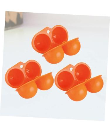 Hemoton 3pcs Eggs Egg Case Camping Egg Holder Blank Spinners Portable Egg Case Egg Box Container Outdoor - Buy Online on SooperMarket.com