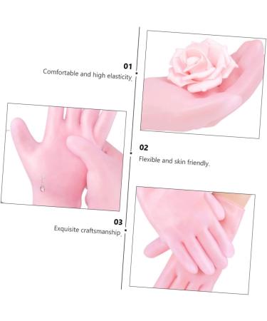 ABOOFAN 2 Pairs Sun Protection Gloves for Women Repair Cracked Hands Gloves whitening moisturizing Hand Gloves Dry Skin Rough Skin Gloves Miss Water Proof Anti-Crack Sebs Gloves - Buy Online on SooperMarket.com