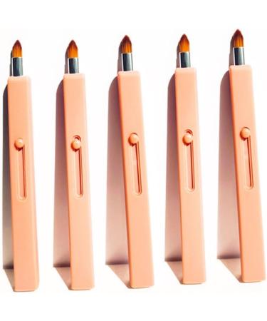 minkissy 1pc Retractable Lip Brush Makeup Applicators Travel Makeup Brush Make up Kit Makeup Beauty Tool Kits Telescopic Lip Brush Lip Gloss Applicator Makeup Lip Brush Makeup Tool Orange - Buy Online on SooperMarket.com