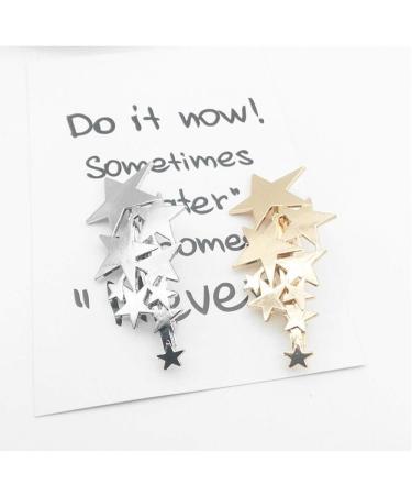 TOSSPER Silver Hair Ornament Headband & Alloy Star Hair Clip - Cute Acetate Hairpin for Women | International Shipping Available - Buy Online on SooperMarket.com