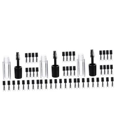 IMIKEYA 60 Pcs Empty Eyelashes Mascara Empty Eyelash Bottle Eyelash Brush Tube Manual Miss Oil Blackx3pcs 5x1.1cmx3pcs