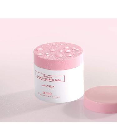 Petitfee Hibiscus Brightening Peel Pads - 70 Count, 5.41 fl. oz (160 ml) for Radiant Skin - Buy Online on SooperMarket.com