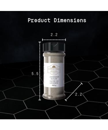 Pepper Tree Spice Co. Lavendar Sugar Perfect for Baking Tea and London Fog Tea - Buy Online on SooperMarket.com