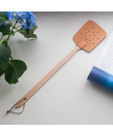 Hofmeister Large Leather Fly Clapper & Mosquito Shredder | Effective Insect Control with Wooden Handles - Shop Internationally! - Buy Online on SooperMarket.com