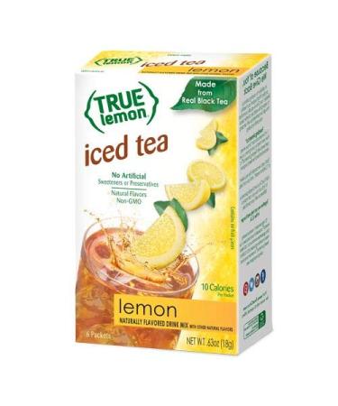 True Lemon Iced Tea Mix | Refreshing Instant Powdered Drink Packets | 24ct of Mouth-Watering True Citrus Lemon | Pack of 4 - Buy Online on SooperMarket.com