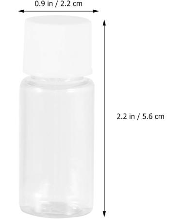 Buy Kallory 25 Mini Sample Bottles 10ml - Refillable Transparent Cosmetic Containers for Shampoo & Lotion - Ideal for Travel & Samples - Buy Online on SooperMarket.com