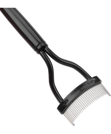 Eyelash Comb Separator Eyelash Eyebrow Brush Mascara Brush and Comb Eyelash Separator with Comb Sleeve Curved Design Makeup Brush Tool - Buy Online on SooperMarket.com