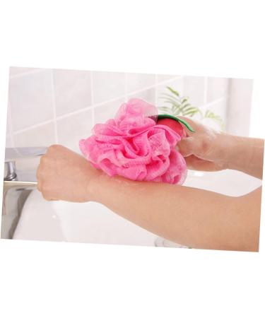 Angoily 6 Pcs Mesh Bath Sponge Set - Exfoliating Loofah Mitts & Body Poufs for Spa Quality Clean | Ideal for Beach & Bath - Buy Online on SooperMarket.com