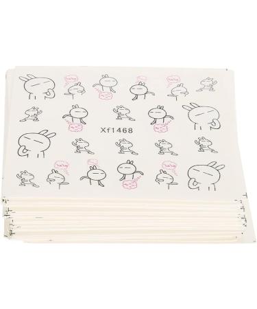 50 Pieces Of Flower Butterfly Cartoon Nail Art Stickers Small Flower Transfer Nail Decals Design Nail Care Accessories Nail Sticker Set(XF) - Buy Online on SooperMarket.com