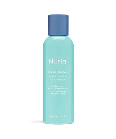 Nuria - Hydrate Moisturizing Facial Toner Aloe Vera Toner for All Skin Types with Mallow Root Chamomile Rose Oil and Glycerin 180mL/6.1 fl oz