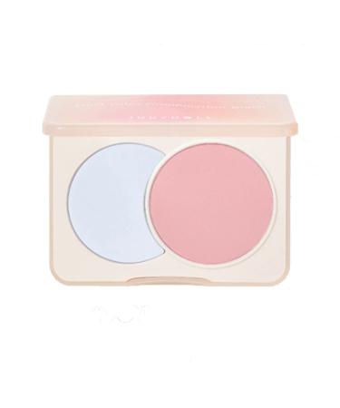2 Shades Matte Face Powder Blush Palette Baked Makeup Blush Powder High Pigment Pressed Blush  Vegan Rouge Blush for Cheek and Eye Shadow Smooth Soft Waterproof Long Lasting Contour Blush Powder