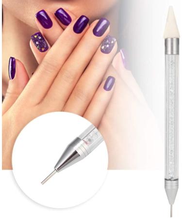 Nail Art Dotting Pen Stable And Durable Stylish And Beautiful Nail Dotting Pen for Home Beauty Salon(White crayon) - Buy Online on SooperMarket.com
