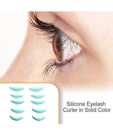 Dajidafu 5 Pairs Lash Curlers Lashes Lift Perming Eyelash Tool Domestic Eyelashes Kit Fashionable for Adults Beautifying Green - Buy Online on SooperMarket.com