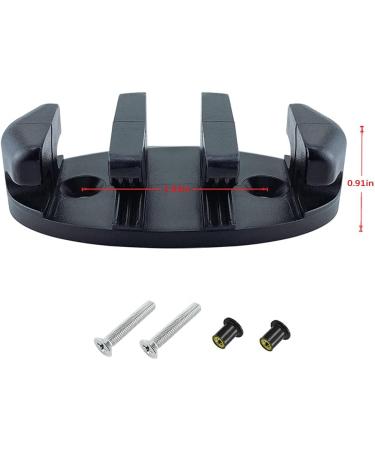 Nylon Kayak Zig Zag Cleats (Black  Pack of 2) - Buy Online on SooperMarket.com