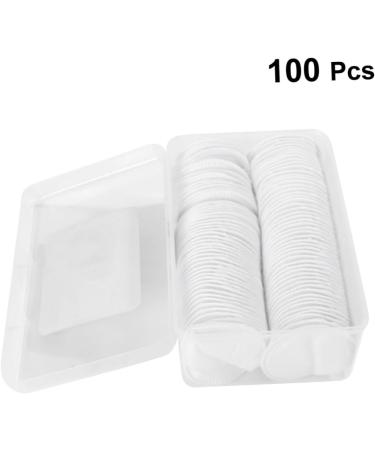 100pcs Women Cosmetic Pads & Face Wipes - Cotton Facial Cleansing Pads Silver Wigs & Nail Polish Remover - International Shipping - Buy Online on SooperMarket.com