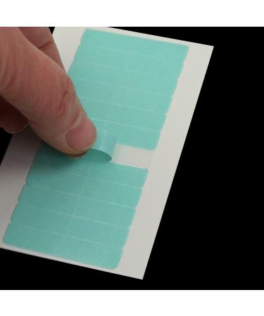 Pack of 60 Double-Sided Adhesive Strips for Hair Extensions | High Strength 4x0.8 cm Replacement Tapes - Buy Online on SooperMarket.com
