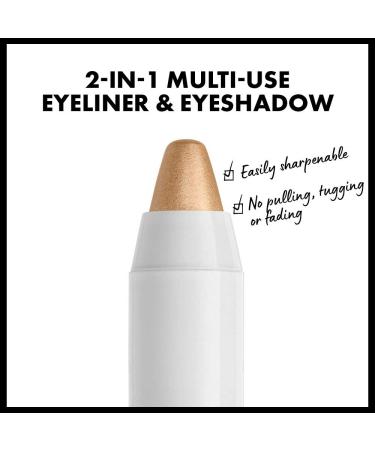 NYX Jumbo Eye Pencil - Cashmere: Shimmery Champagne Eyeshadow & Eyeliner - Buy Online on SooperMarket.com