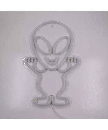 Alien Pink Neon Light | LED Astronaut Wall Art & Party Decoration | Gaming Setup & Christmas Night Light - Buy Online on SooperMarket.com
