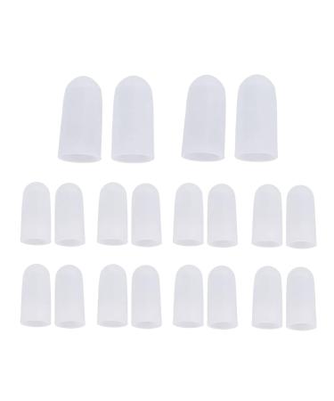 Soft Silicone Toe Cushion Tube - 10 Pairs Toes Protector for Friction Prevention and Pain Relief - Buy Online on SooperMarket.com