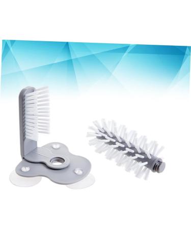 FRCOLOR 2pcs Creative Suction Wall Lazy Cup Brush Baby Water Brush Cleaner Vent Cleaner Glass Cleaner Brush Mug Brush Water Bottle Lazy Wall Brush Earth Tones Makeup To Rotate - Buy Online on SooperMarket.com