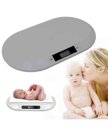 Digital Baby Scales for Newborns - High Accuracy LCD Display 20kg Capacity White - Buy Online on SooperMarket.com