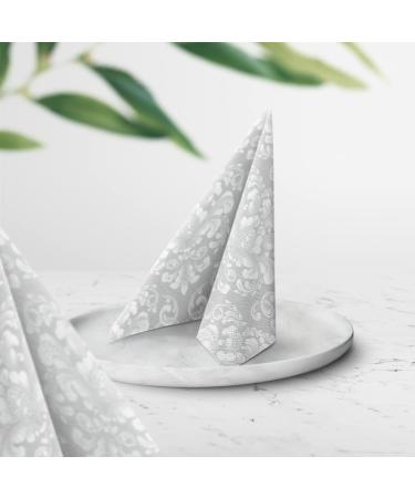 PAW 3-Layer Colorful Paper Napkins (33x33 cm) - 20 Pieces for Weddings Communions and Special Celebrations - Buy Online on SooperMarket.com