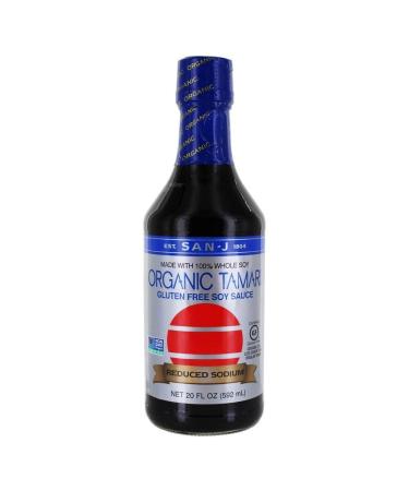 San J Sauce Soy Tamari Gluten Free Low Sodium, 20 oz