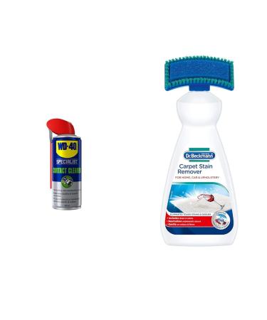 WD-40 Specialist Contact Cleaner Spray - Precision Electronic Cleaning Solution for Switches & Dr. Beckmann Carpet Stain Remover | Removes New and Dried-in Stains | Includes Applicator Brush