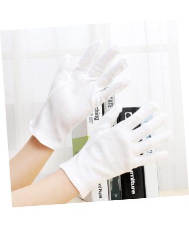 KICHOUSE 12 Pairs Industrial Gloves Anti-Spitting Work Gloves Thermal Gloves Warm Work Gloves Moisturizing Hand Gloves Moisturizing Gloves Cotton Gloves White Labor Protection Cotton Spa L1:23X10cm White - Buy Online on SooperMarket.com