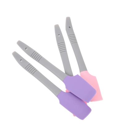 Frcolor 4 pieces of wax applicator wax pencils from silicone grow spatula with cream tip wax applicator stick household cleaning devices spatula spatula made of silicone scratch gel hand