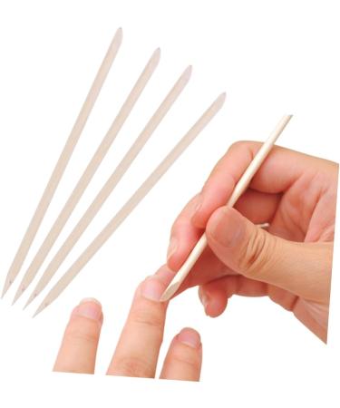 FRCOLOR 500 Pcs Sequins Cutters Pearls Orange Wood Sticks 2 End Nail Wooden Sticks Nail Cleaning Sticks Orange Wood Stick Cutile Wood Cuticle Pusher Manicure Wooden Nail Tool Bamboo mediumx5pcs As Shownx5pcs - Buy Online on SooperMarket.com