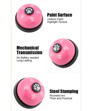 Smandy Dog Door Bell - Training Bells for Pets | Pink Dog Communication & Cleanliness Training - Buy Online on SooperMarket.com