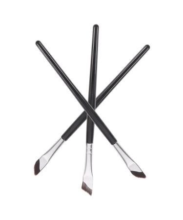 Baluue 3pcs Set Eyeliner Applicator Tool Eyebrow Concealer Eye Liner Brush Concealer Brush Eye Brush Wood
