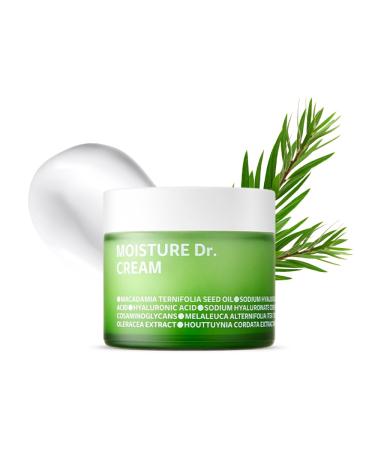 isoi Moisture Dr. Cream 70ml (2.37 fl oz) | Nourish Your Skin's Natural Barrier with Hyaluronic Acid | Deep Hydration and Soothing Care | Korean Skin Care Spot