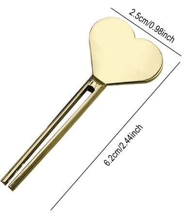 Toothpaste Key Squeezer - Tube Squeezer Key | Tube Key | Toothpaste Squeezer | Stainless Steel Toothpaste Roller | Manual Toothpaste Squeezer | Metal Tube Squeezer Key for Save Toothpaste Gold - Buy Online on SooperMarket.com