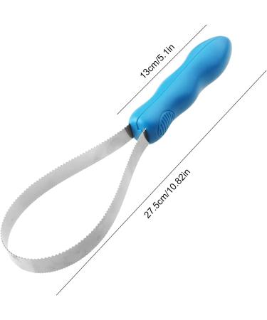WADY Dog Deshedding Loop Brush 1PC Double-Sided Shedding Blade Dogs Shedding Brush Stainless-Steel Grooming Tool Dog Shedding Tool with Stainless Steel Blade for Dog and Cat Blue (Blue) - Buy Online on SooperMarket.com