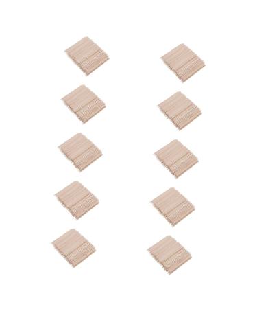 FRCOLOR 1000 Pcs Wood Cuticle Sticks for Nails Orange Sticks for Cuticles Orangewood Nail Sticks Cuticles Nails Remover Tool Orange Wood Sticks Wood Cuticle Pusher Head Nail Wooden Bamboo mediumx10pcs As Shownx10pcs