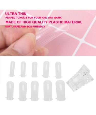 100pcs Nail Art Kit Set | Wrong Nail Tips & Nail Fixed Clip for Perfect Nail Designs - Buy Online on SooperMarket.com