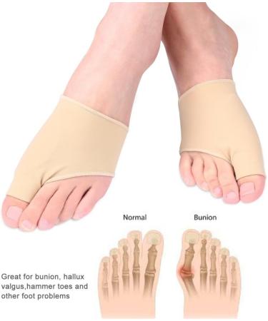 Bunion Corrector with Gel Pads - Toe Straightener & Hallux Valgus Relief Sleeve for Foot Health - Body Correction & Protective Gear - Buy Online on SooperMarket.com