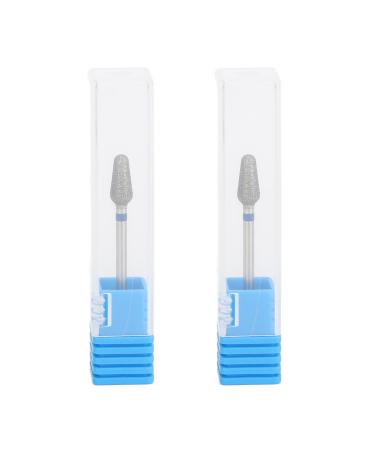 Tungsten Steel Nail Drill Bits 2 Blue Manicure Nail Art Drill Bits for Manicures