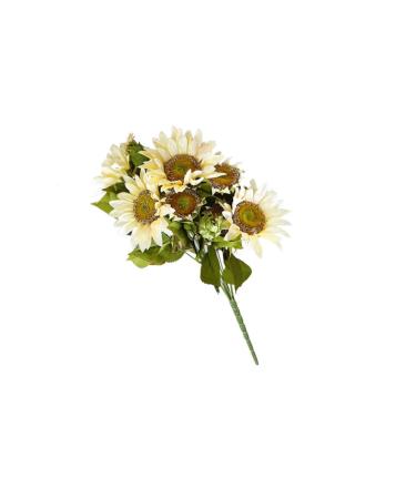 Cabilock Imitated Sunflower Bouquet 1pc Home Decor European Household Decoration European Style Sunflower Adornment Decorate